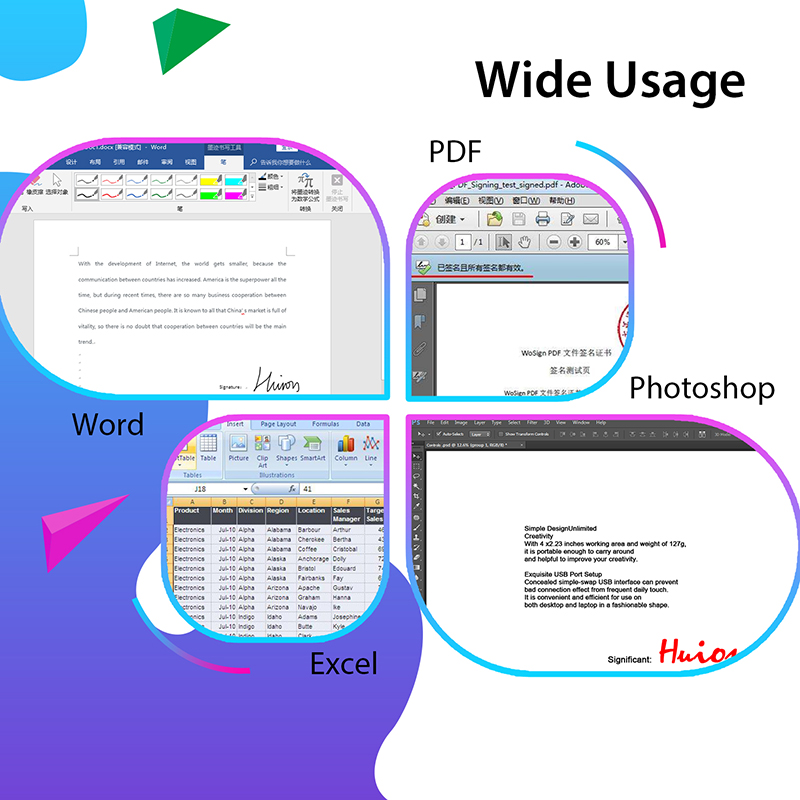 Tablet graficzny HUION 420 4x2 – Digital Signature Pad recenzja i cena