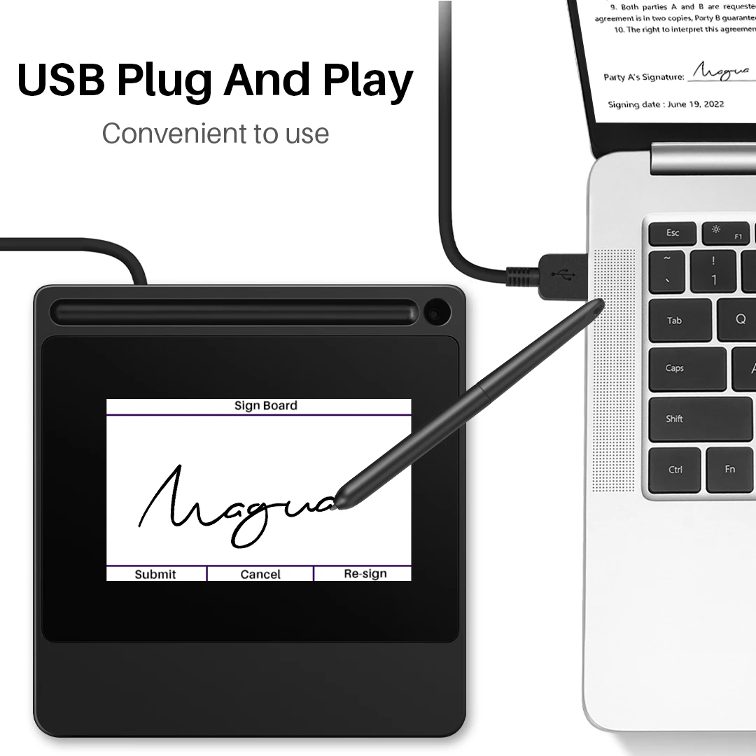 DS510 5-calowy elektroniczny c – Digital Signature Pad recenzja i cena