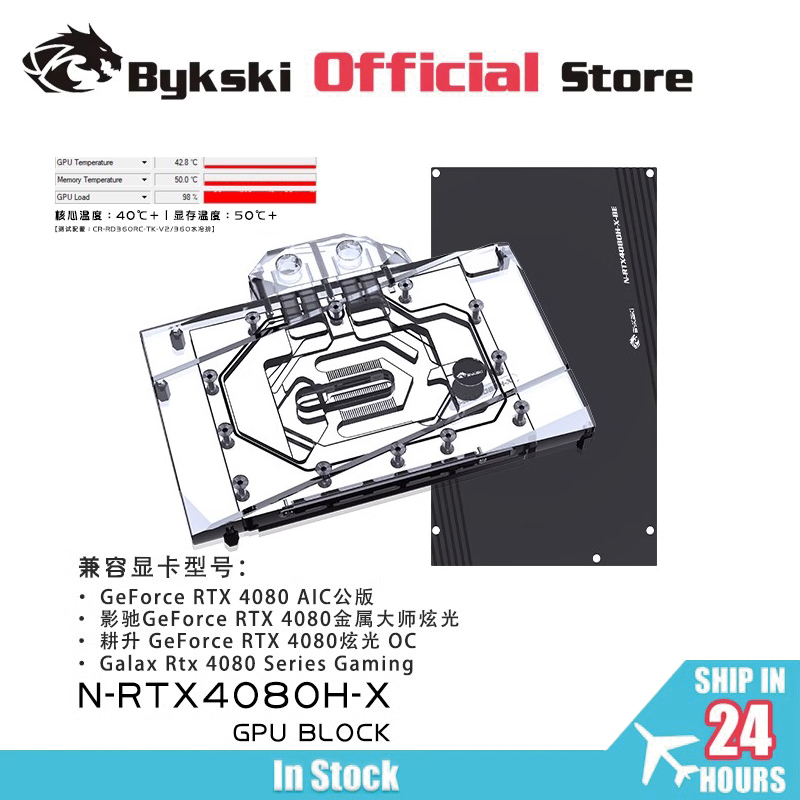 Blok chłodzenia GPU Bykski do  – Nvidia Vga Rtx 4080 recenzja i cena